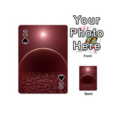 Alien Planet Exoplanet Ocean Playing Cards Double Sided (mini)