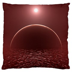 Alien Planet Exoplanet Ocean Large Cushion Case (one Side)