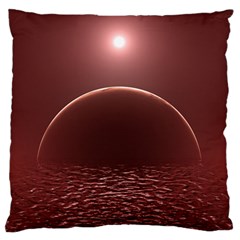 Alien Planet Exoplanet Ocean Standard Flano Cushion Case (two Sides)