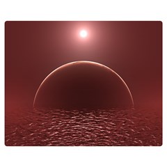 Alien Planet Exoplanet Ocean Double Sided Flano Blanket (medium) 