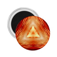 Abstract Orange Triangle 2 25  Magnets by HermanTelo