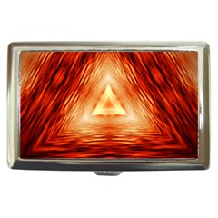 Abstract Orange Triangle Cigarette Money Case