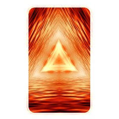 Abstract Orange Triangle Memory Card Reader (rectangular)