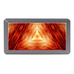 Abstract Orange Triangle Memory Card Reader (mini)