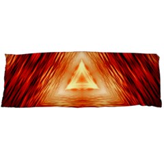 Abstract Orange Triangle Body Pillow Case (dakimakura)