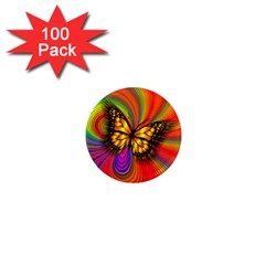 Arrangement Butterfly 1  Mini Magnets (100 Pack)  by HermanTelo