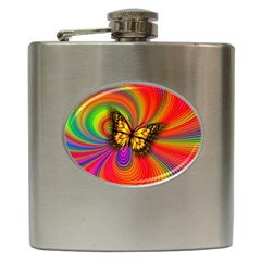 Arrangement Butterfly Hip Flask (6 Oz)