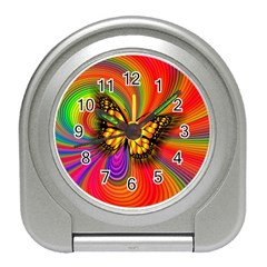 Arrangement Butterfly Travel Alarm Clock