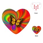 Arrangement Butterfly Playing Cards (Heart) Front