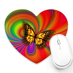 Arrangement Butterfly Heart Mousepads