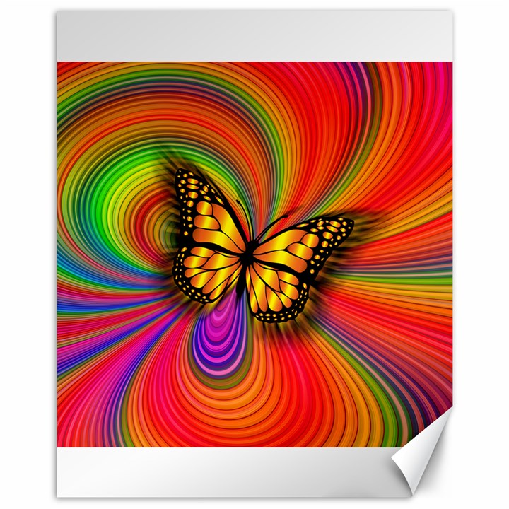 Arrangement Butterfly Canvas 11  x 14 