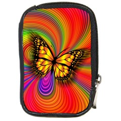 Arrangement Butterfly Compact Camera Leather Case by HermanTelo