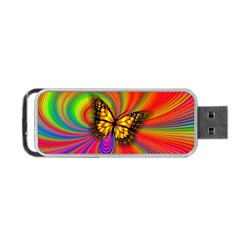 Arrangement Butterfly Portable Usb Flash (two Sides) by HermanTelo