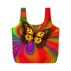 Arrangement Butterfly Full Print Recycle Bag (m)