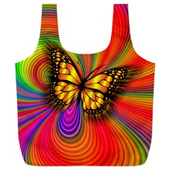 Arrangement Butterfly Full Print Recycle Bag (xl)