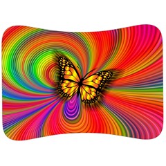 Arrangement Butterfly Velour Seat Head Rest Cushion by HermanTelo