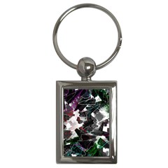 Abstract Science Fiction Key Chain (rectangle) by HermanTelo