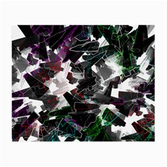 Abstract Science Fiction Small Glasses Cloth