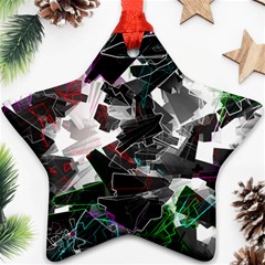 Abstract Science Fiction Star Ornament (two Sides)