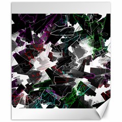 Abstract Science Fiction Canvas 8  X 10 