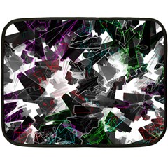 Abstract Science Fiction Double Sided Fleece Blanket (mini) 