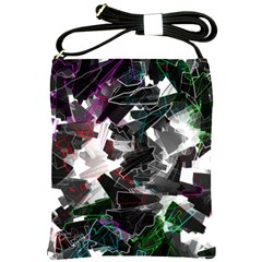 Abstract Science Fiction Shoulder Sling Bag