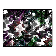 Abstract Science Fiction Double Sided Fleece Blanket (small) 