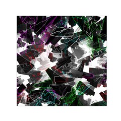 Abstract Science Fiction Small Satin Scarf (square) by HermanTelo