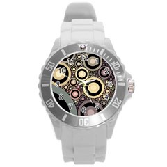 Art Retro Vintage Round Plastic Sport Watch (l)