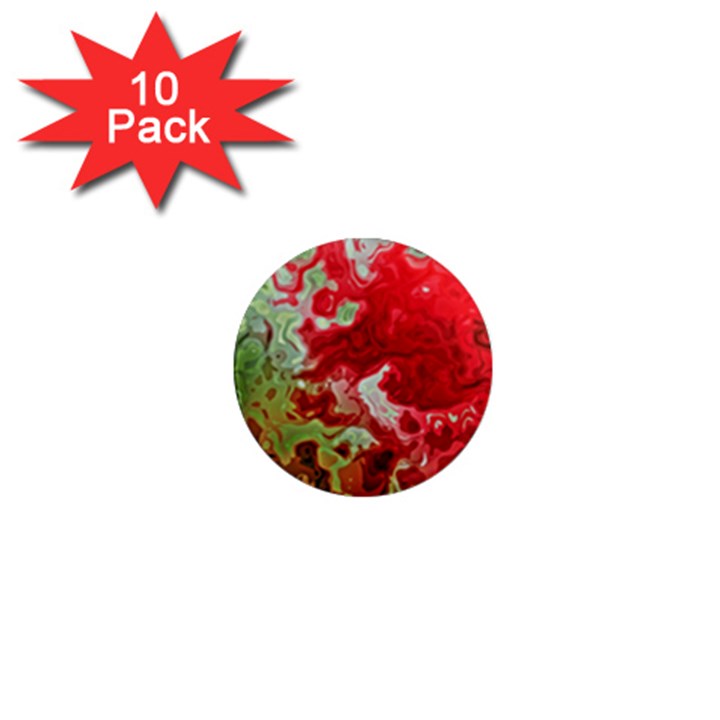 Abstract Stain Red Seamless 1  Mini Magnet (10 pack) 