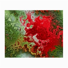 Abstract Stain Red Seamless Small Glasses Cloth