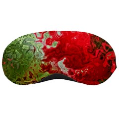 Abstract Stain Red Seamless Sleeping Mask by HermanTelo