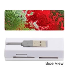 Abstract Stain Red Seamless Memory Card Reader (stick) by HermanTelo