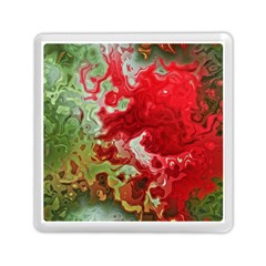 Abstract Stain Red Seamless Memory Card Reader (square)