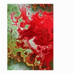 Abstract Stain Red Seamless Small Garden Flag (two Sides) by HermanTelo