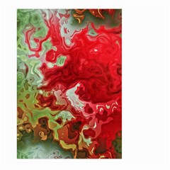 Abstract Stain Red Seamless Large Garden Flag (two Sides) by HermanTelo