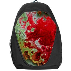 Abstract Stain Red Seamless Backpack Bag