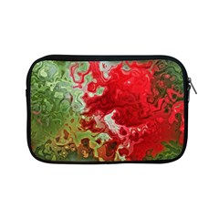 Abstract Stain Red Seamless Apple Ipad Mini Zipper Cases