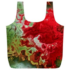 Abstract Stain Red Seamless Full Print Recycle Bag (xl) by HermanTelo