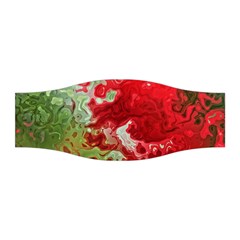 Abstract Stain Red Seamless Stretchable Headband