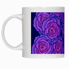 Roses White Mugs by BubbSnugg