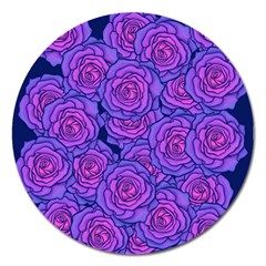 Roses Magnet 5  (round) by BubbSnugg