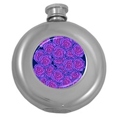 Roses Round Hip Flask (5 Oz) by BubbSnugg