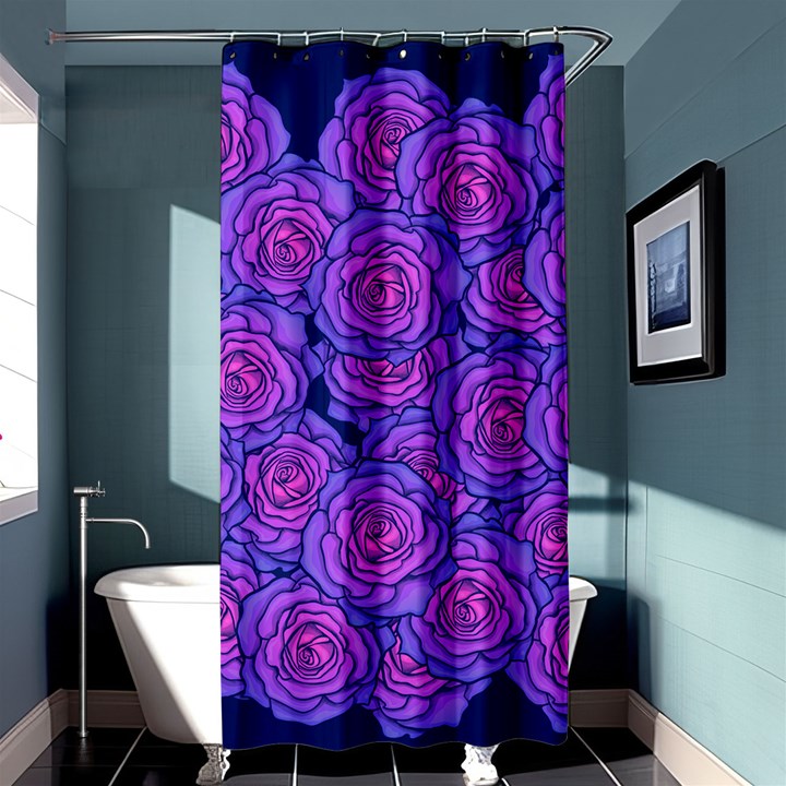 Roses Shower Curtain 36  x 72  (Stall) 