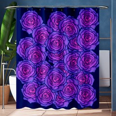 Roses Shower Curtain 60  X 72  (medium)  by BubbSnugg