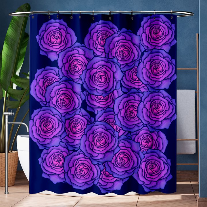 Roses Shower Curtain 60  x 72  (Medium) 