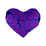 Roses Standard 16  Premium Heart Shape Cushions Front