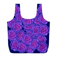 Roses Full Print Recycle Bag (l) by BubbSnugg