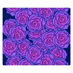 Roses Double Sided Flano Blanket (small)  by BubbSnugg