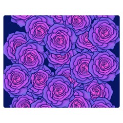 Roses Double Sided Flano Blanket (medium)  by BubbSnugg